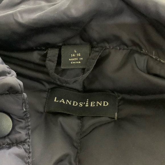 Lands’End Down Puffer Vest Large - Picture 5 of 16